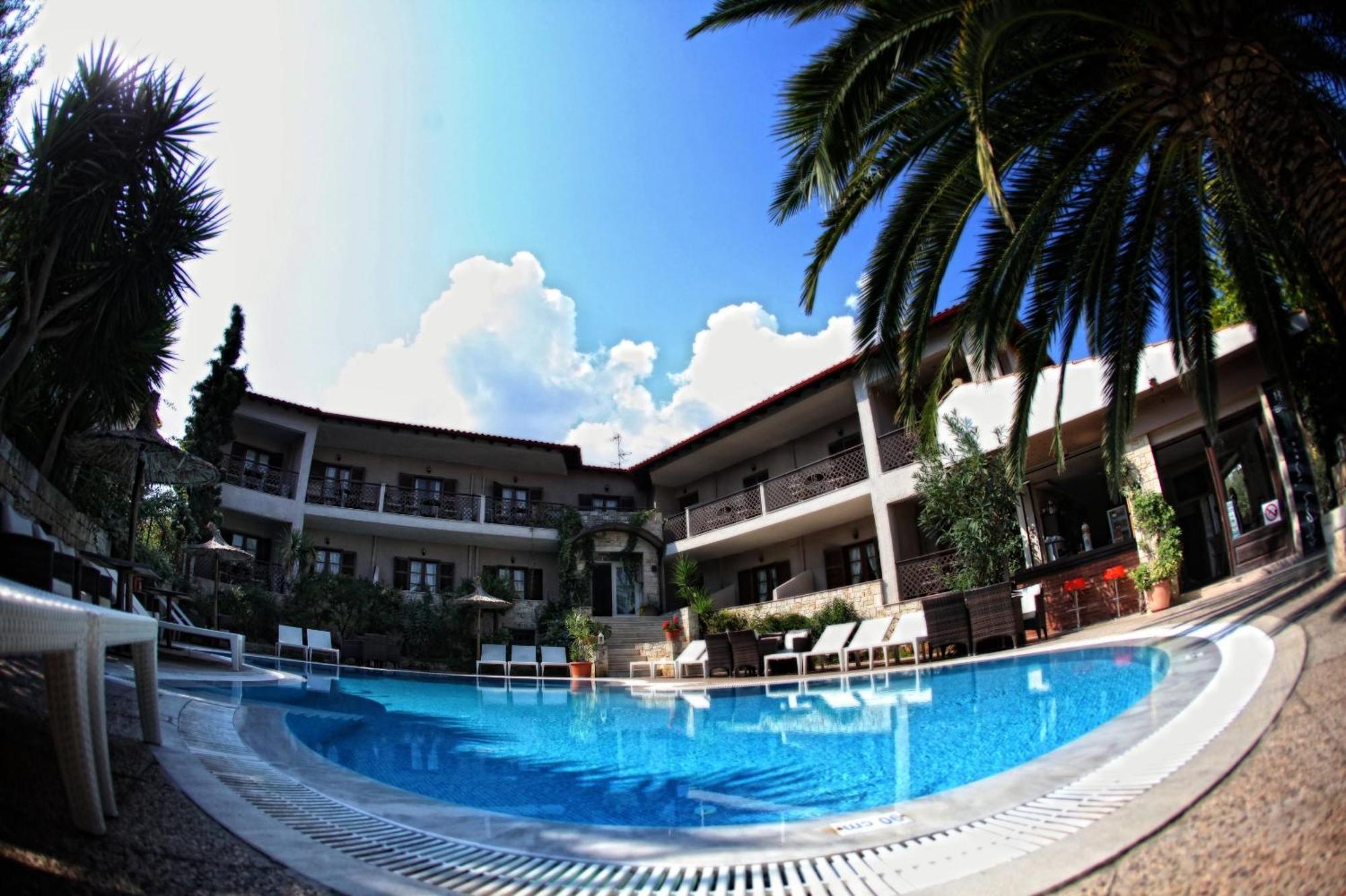 Stamos Hotel Afytos Exteriör bild