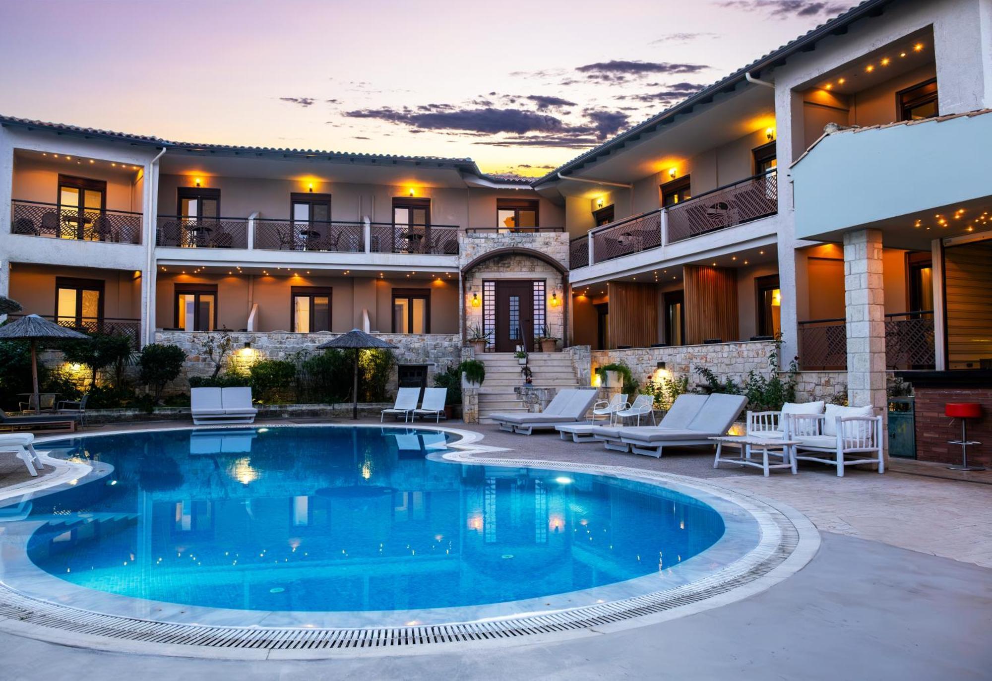Stamos Hotel Afytos Exteriör bild