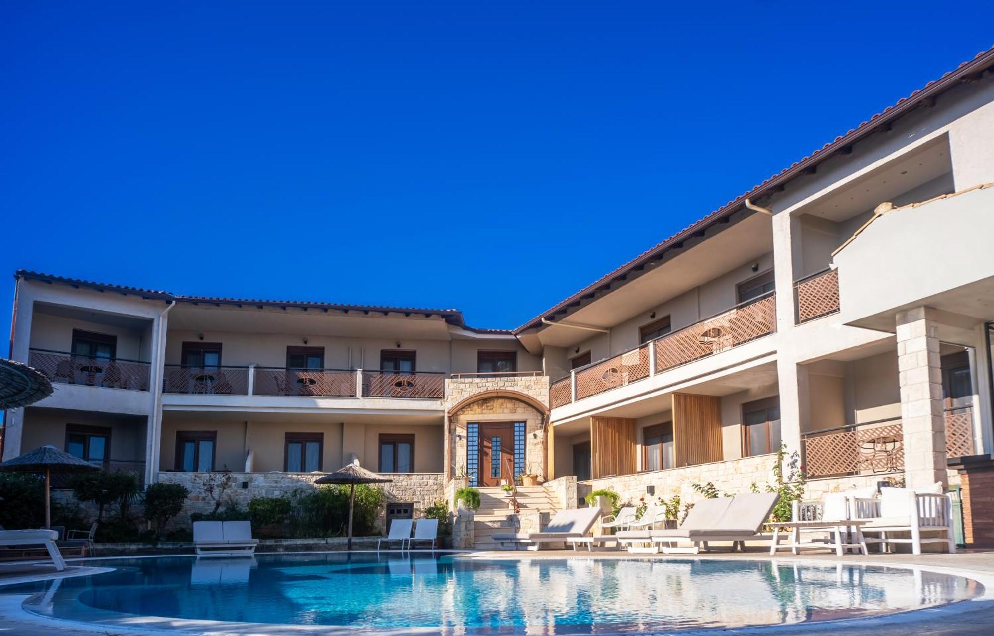 Stamos Hotel Afytos Exteriör bild