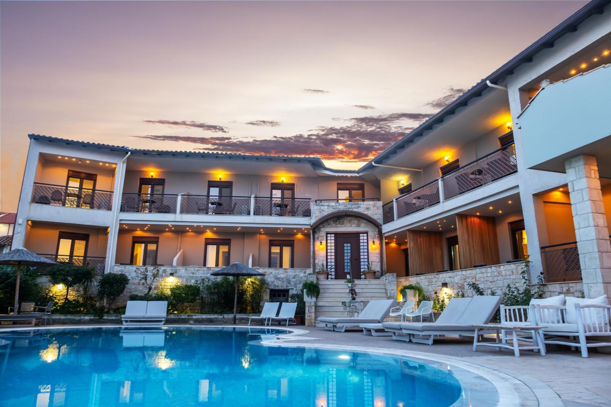 Stamos Hotel Afytos Exteriör bild