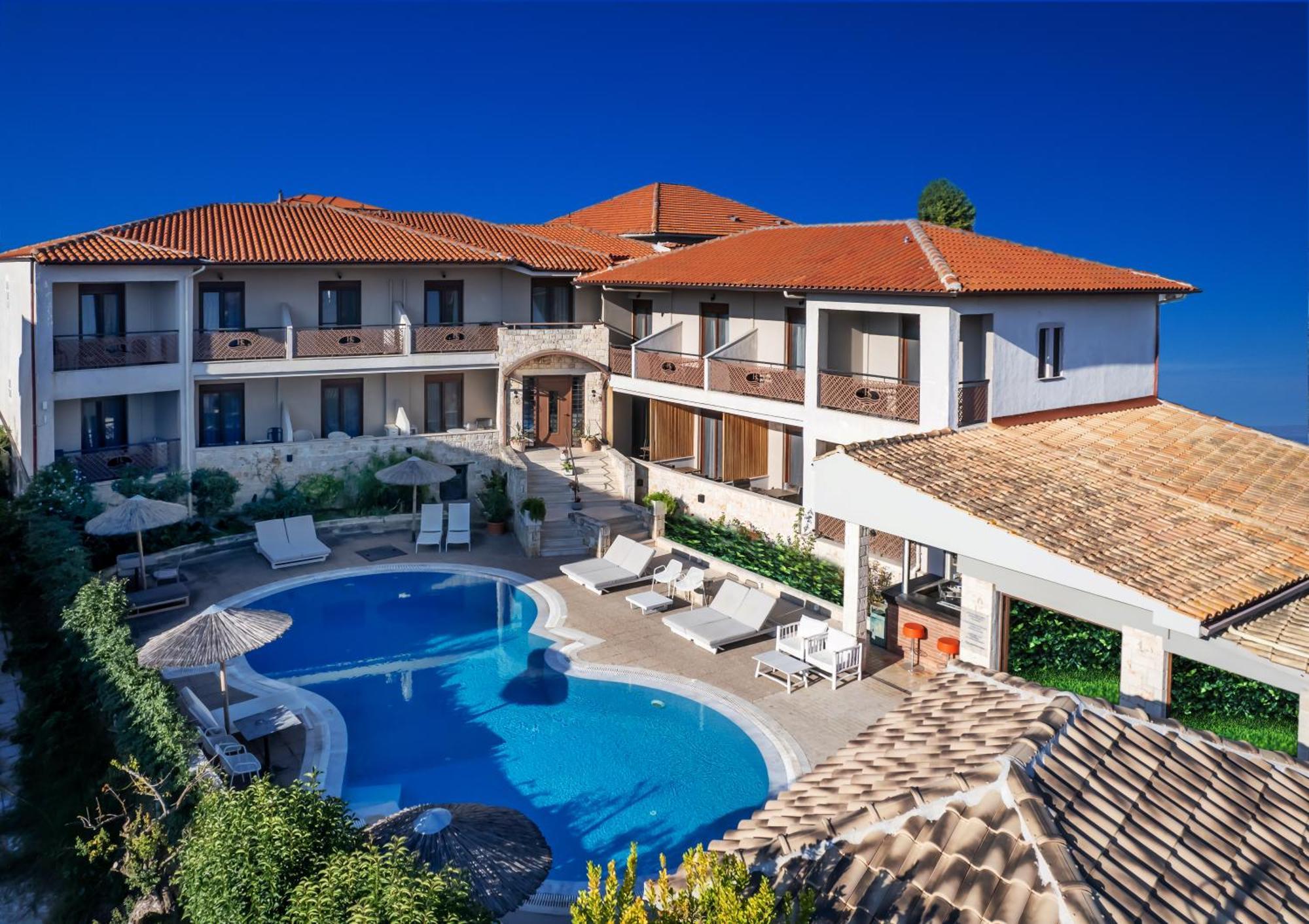 Stamos Hotel Afytos Exteriör bild